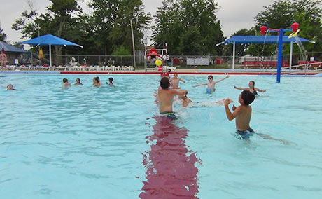 Play Time at the City Pool