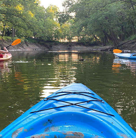 Kayaking on the St. Mary&#39;s River