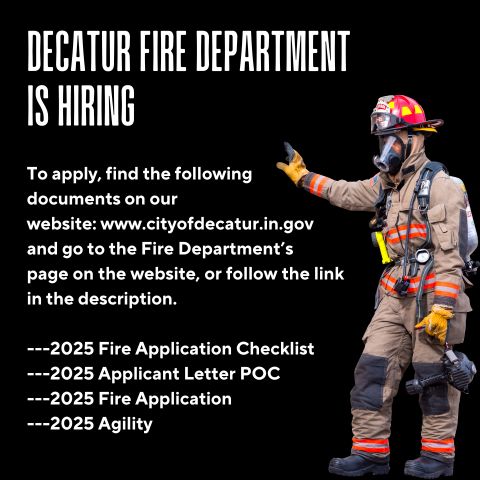 Decatur Fire Department is Hiring