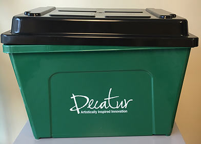 City of Decatur recycling tote
